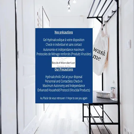 Detente & Jardin By Beds4wanderlust - T2 Avec Jardin - Gare Plaisir-grignon, Versailles 20km Apartment